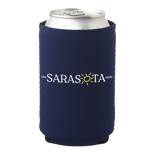 The Sarasota Style Navy Can Insulator